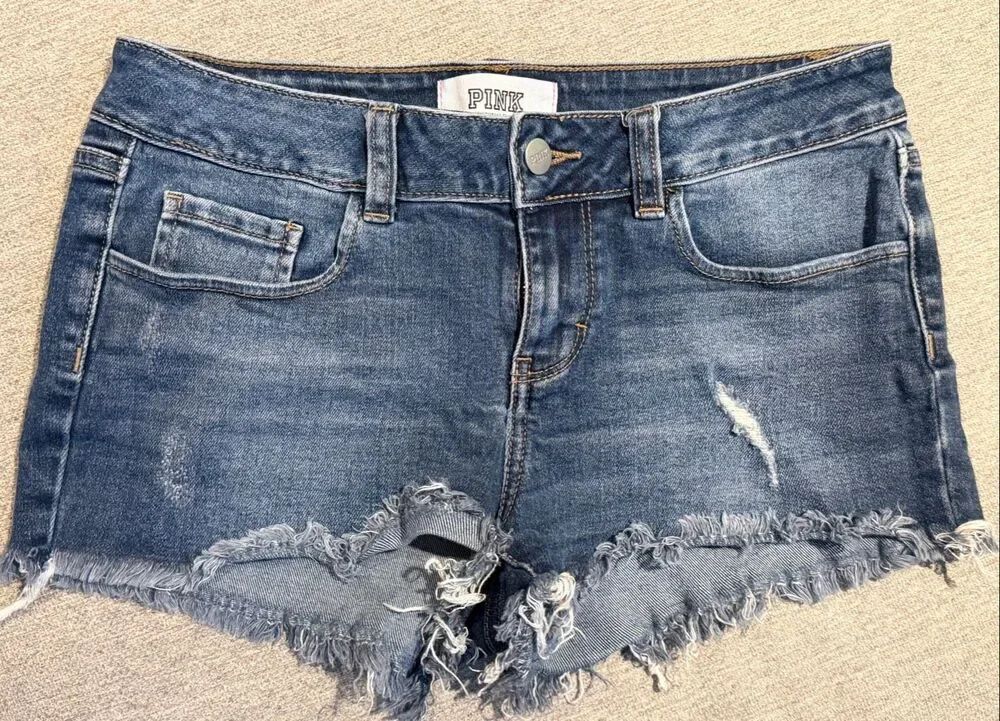 PINK Jean shorts size 4